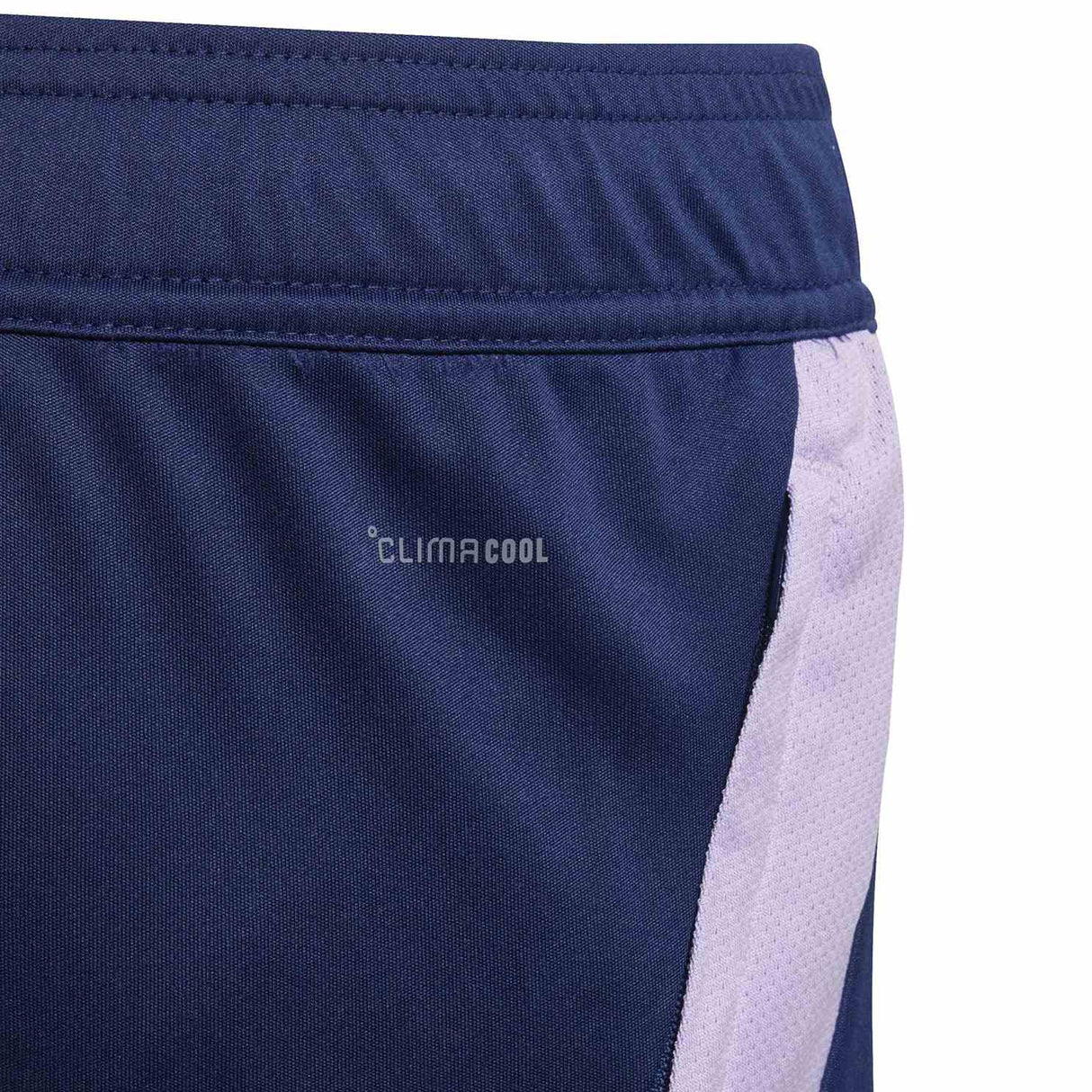 adidas France Rugby WRWC2 2025/26 Kids Lightweight Gym Short Close-Up Waist View