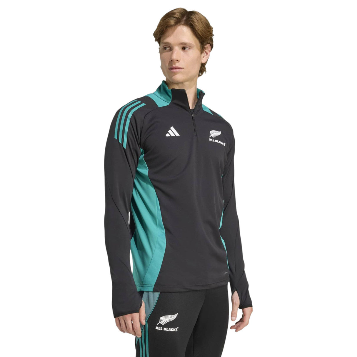 adidas All Blacks Half-Zip Slim-Fit Training Top