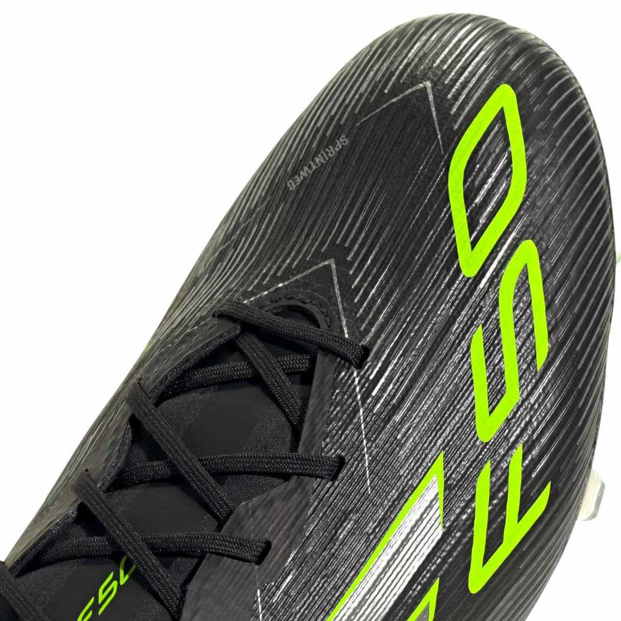 adidas F50 Elite Adults Firm Ground Football Boots Close-Up Lace View