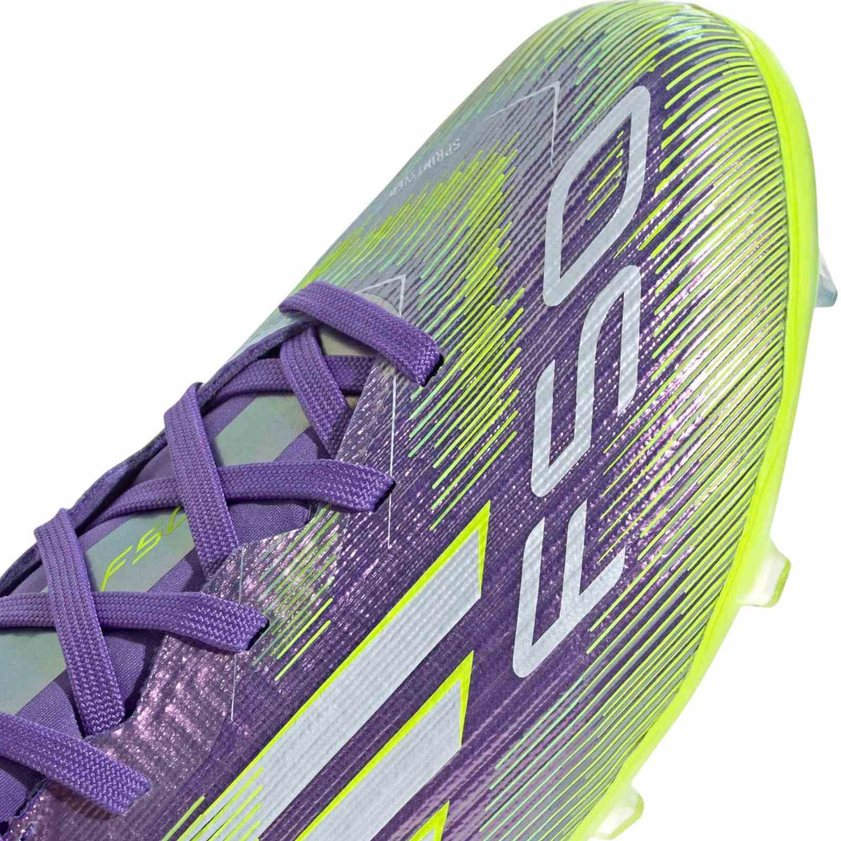 adidas F50 Elite Kids Lightweight Firm Ground Football Boots Close-Up Top View