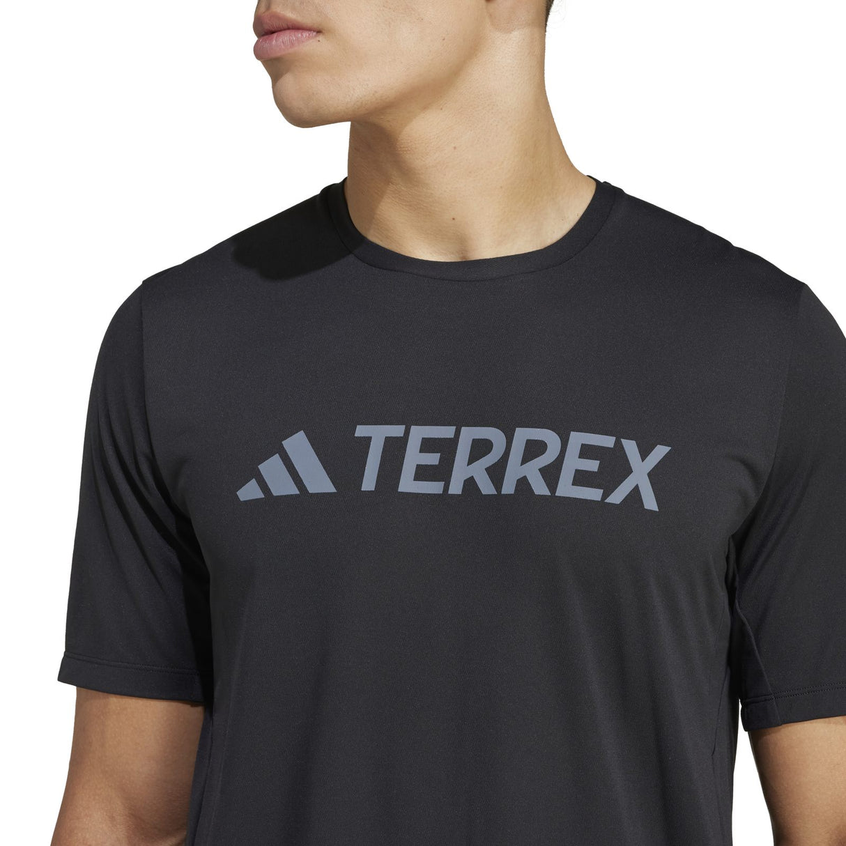 adidas Terrex Logo Tech Mens Short Sleeve Training T-Shirt