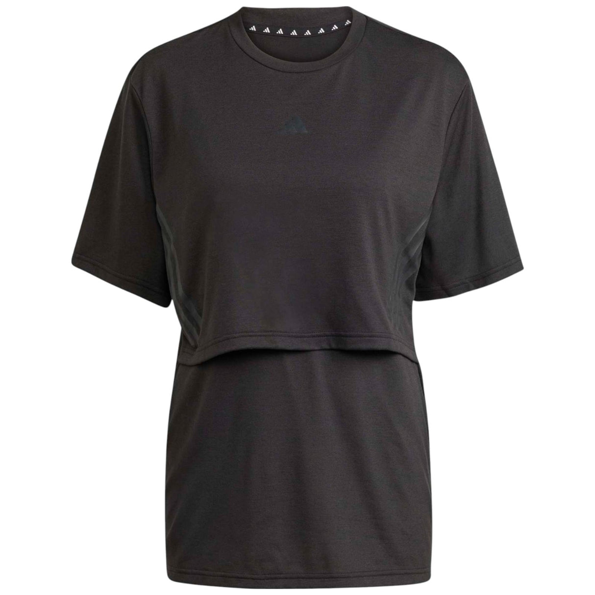 adidas Aeroready 3-Stripes Regular-Fit Maternity T-Shirt