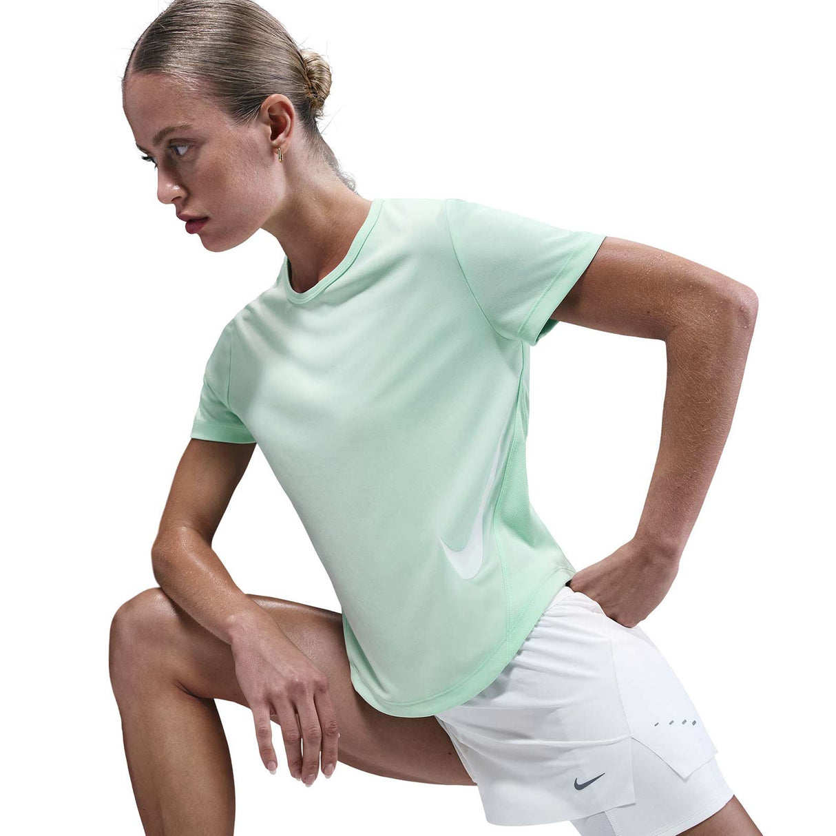 Nike Tempo Swoosh Run Womens Dri-FIT Short-Sleeve Running Top