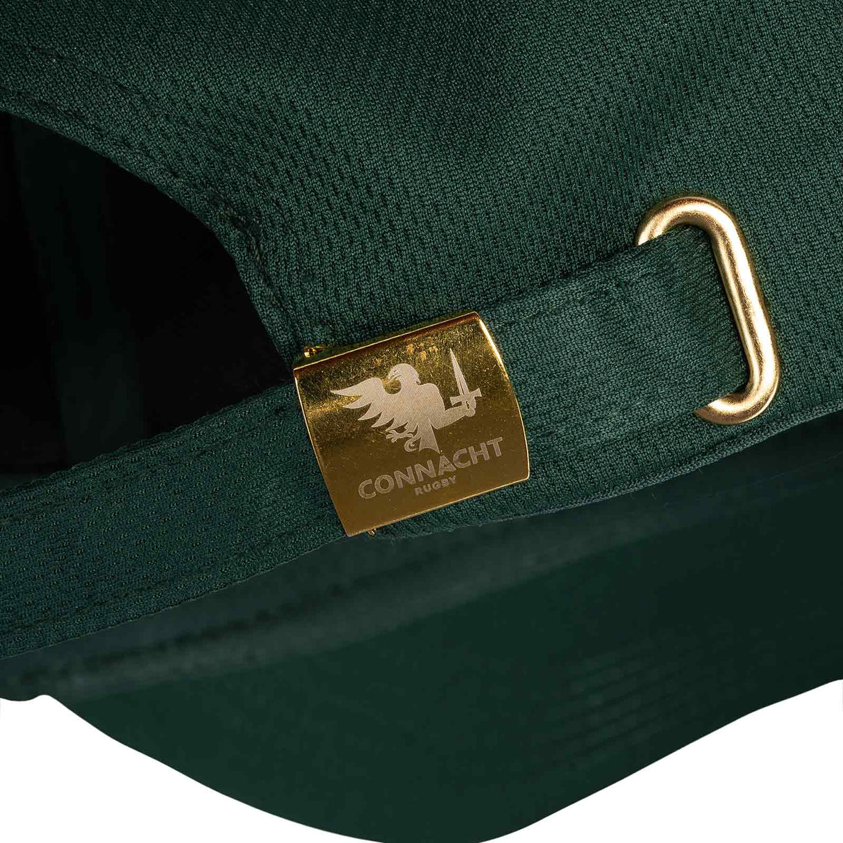 Macron Connacht Rugby 2025/26 Adults Adjustable Baseball Cap Close-Up Adjustable Clasp View