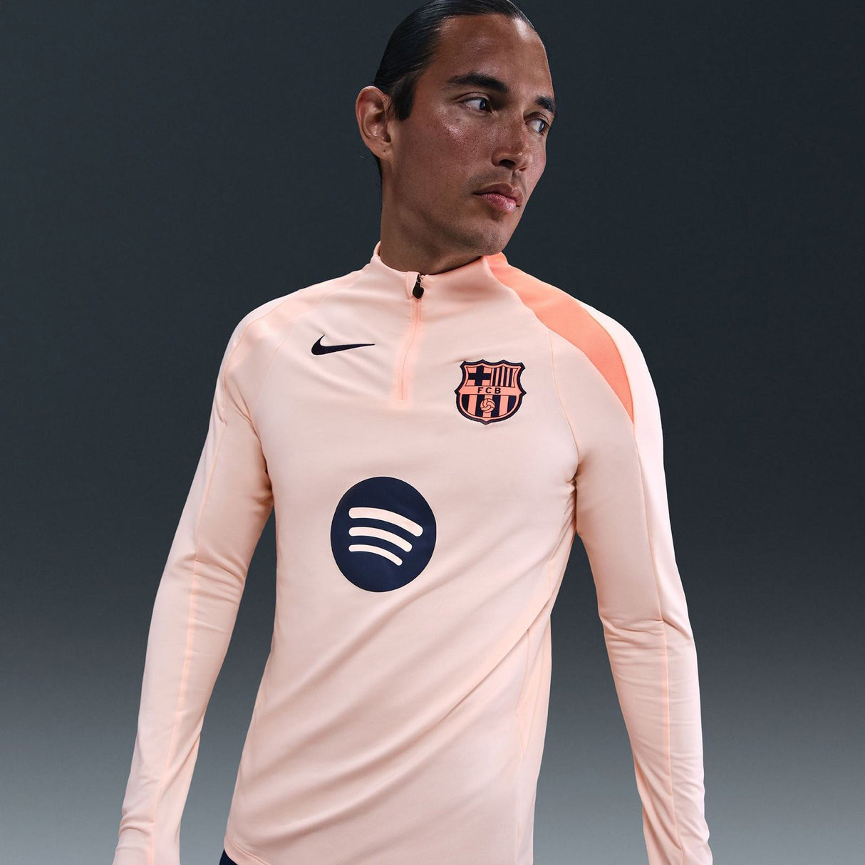Nike FCB 25 3rd Strike Drill Top Orange