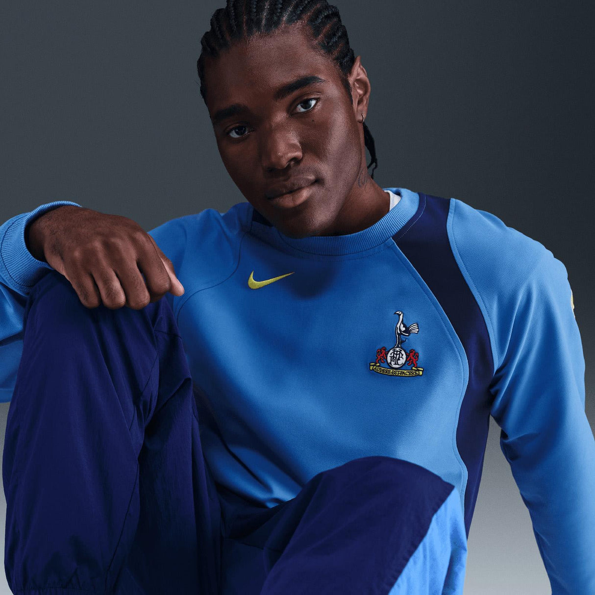 Nike THFC 25 3rd T90 Crew Top Blue