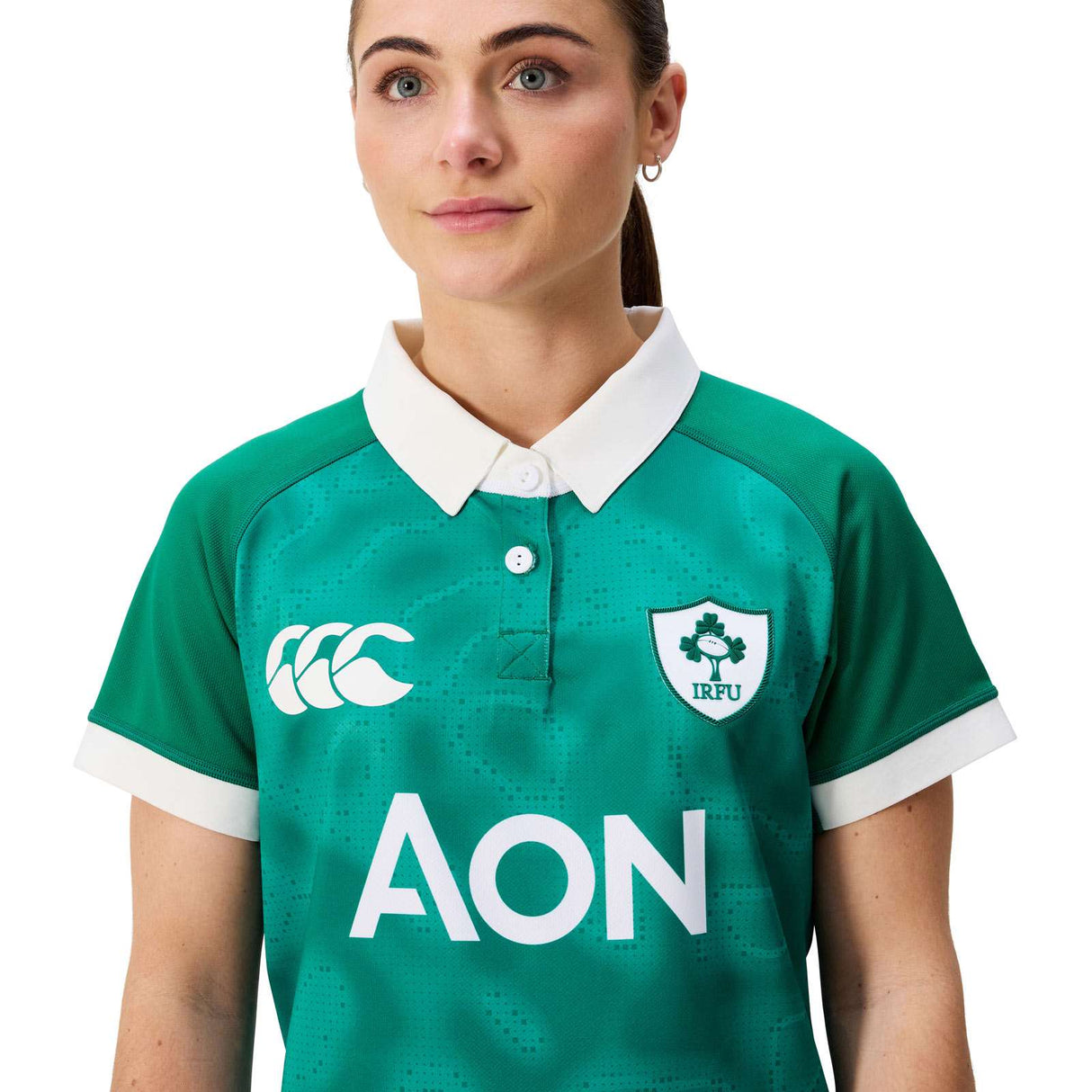 Canterbury IRFU Ireland Rugby 2025/26 Womens Home Pro Jersey