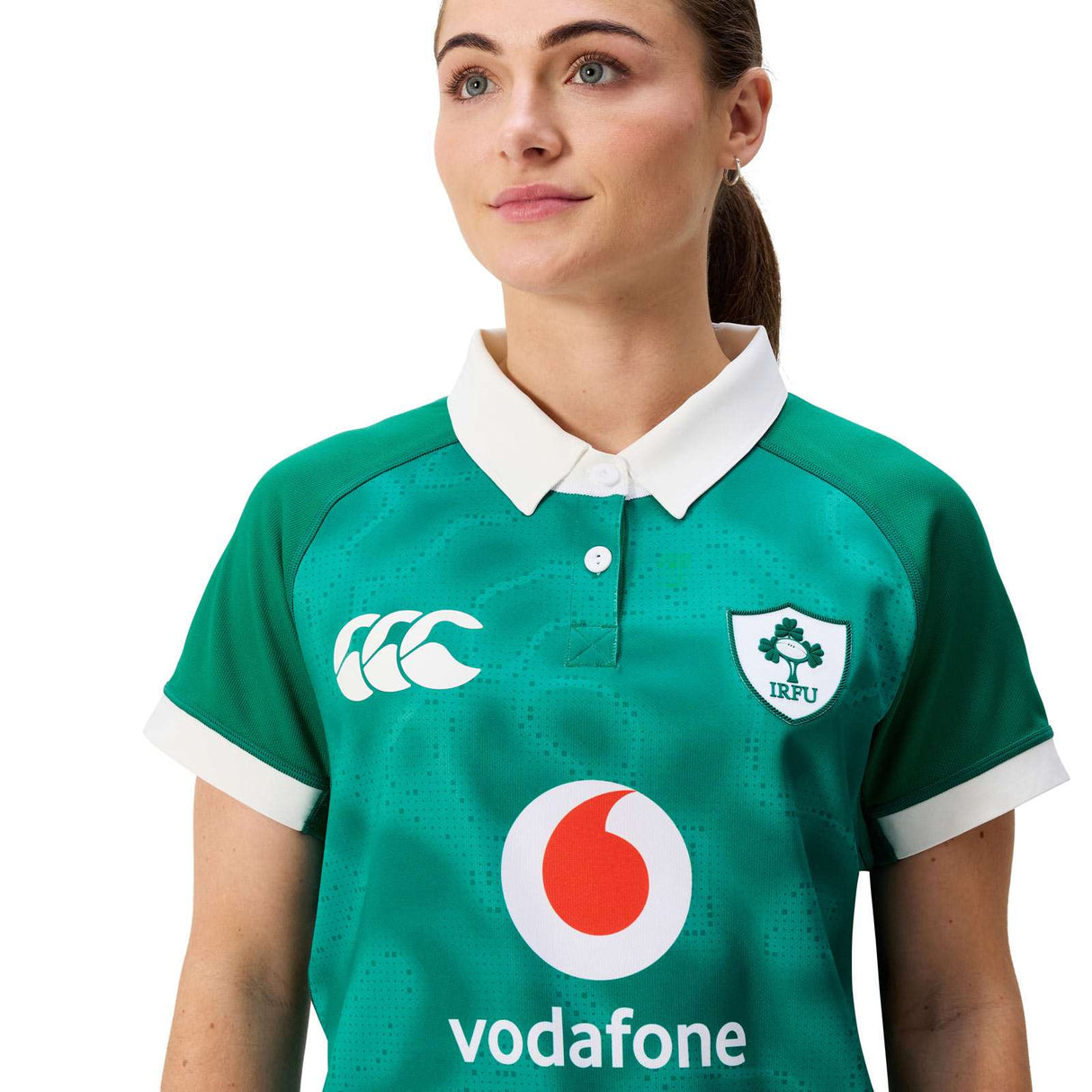 Canterbury IRFU Ireland Rugby 2025/26 Womens Home Pro Jersey