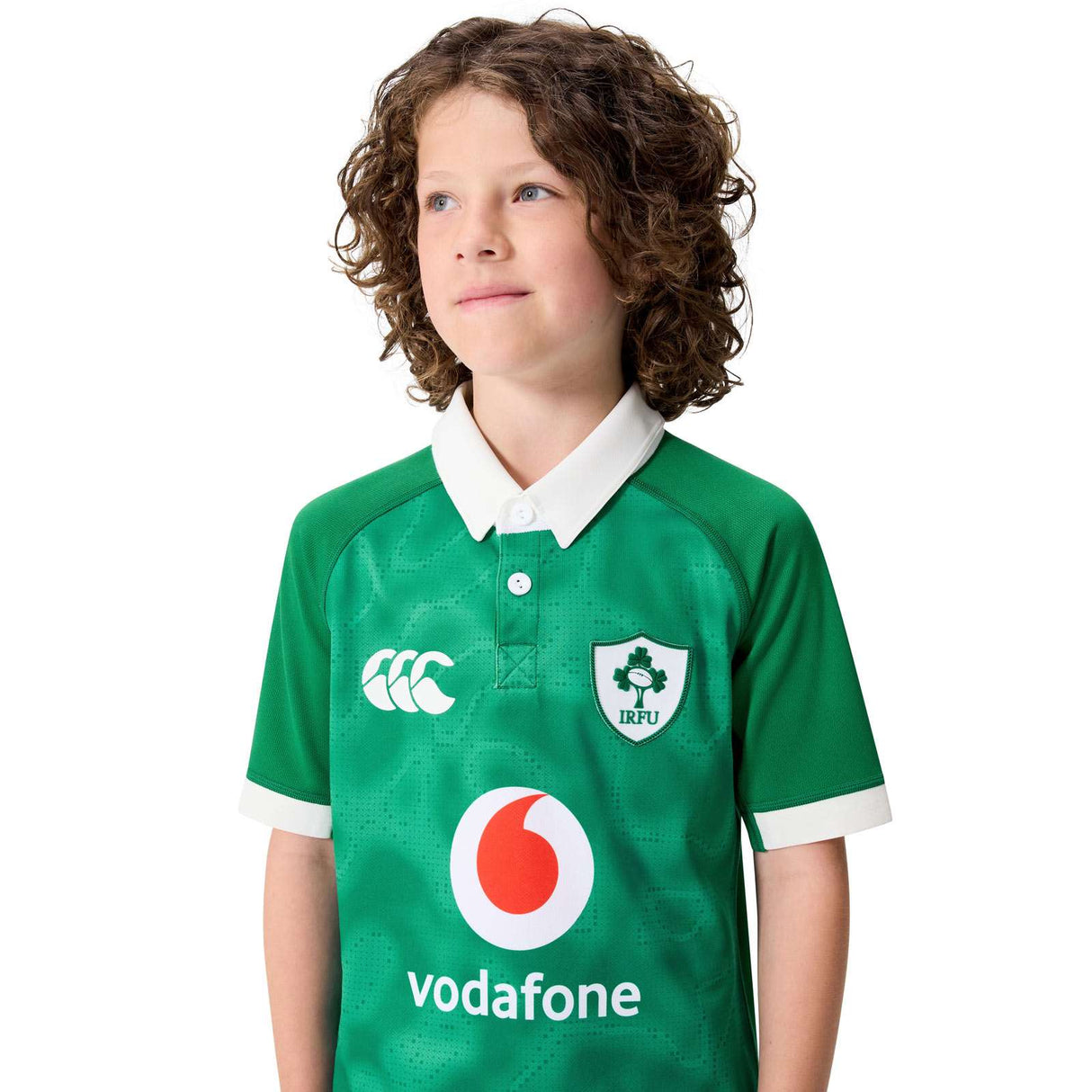 Canterbury IRFU Ireland Rugby 2025/26 Kids Home Pro Jersey
