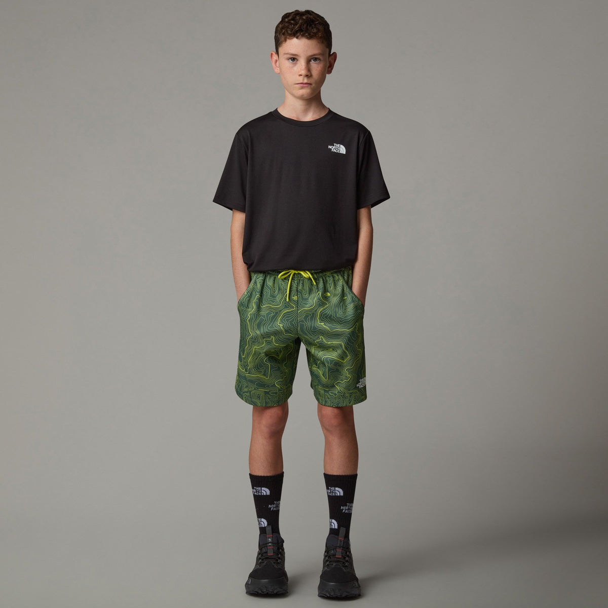 TNF TEEN NEW 24/7 SS Boys Tee Black