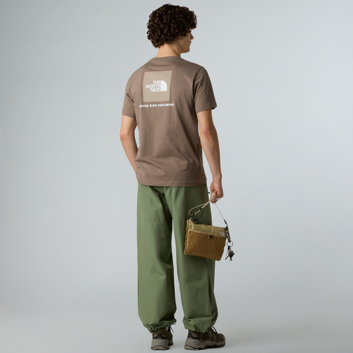 TNF SS BOX NSE Mens Tee Brown
