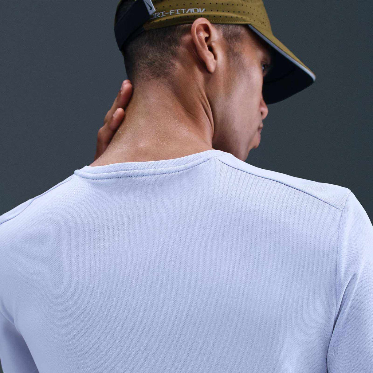 Nike Miler Mens Dri-FIT UV Short-Sleeve Running Top