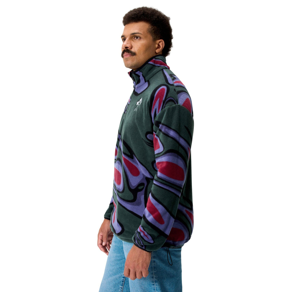 Canterbury Ireland IRFU Rugby Mens Half-Zip Retro Fleece