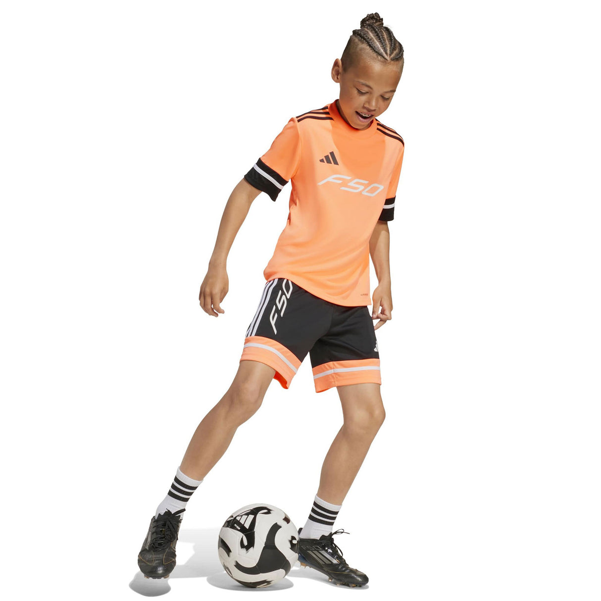 adidas Boys F50 Jersey Orange