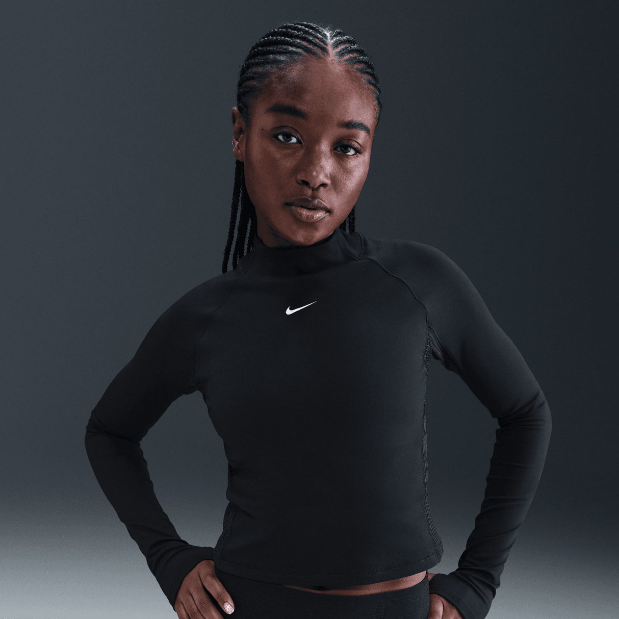 Nike Wmns NP DF WARM LS TOP GG Black