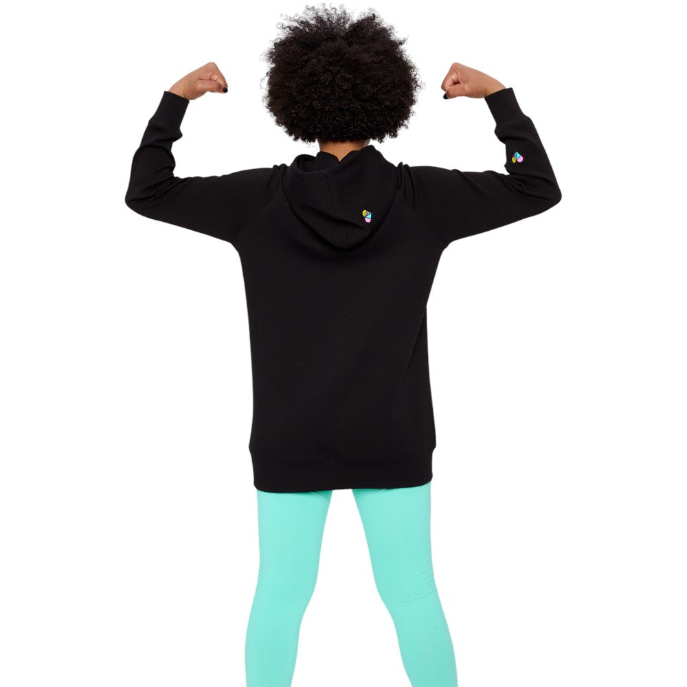 Peachylean Relaxed-Fit Oversized Womens Logo Hoodie