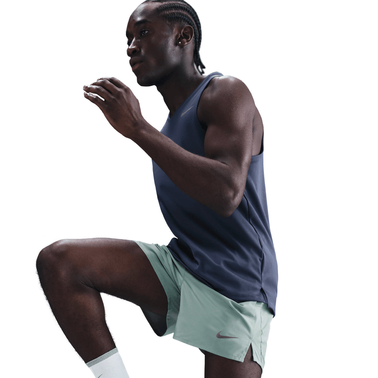 Nike Mens DF CHALLENGER 5BF SHORT Green