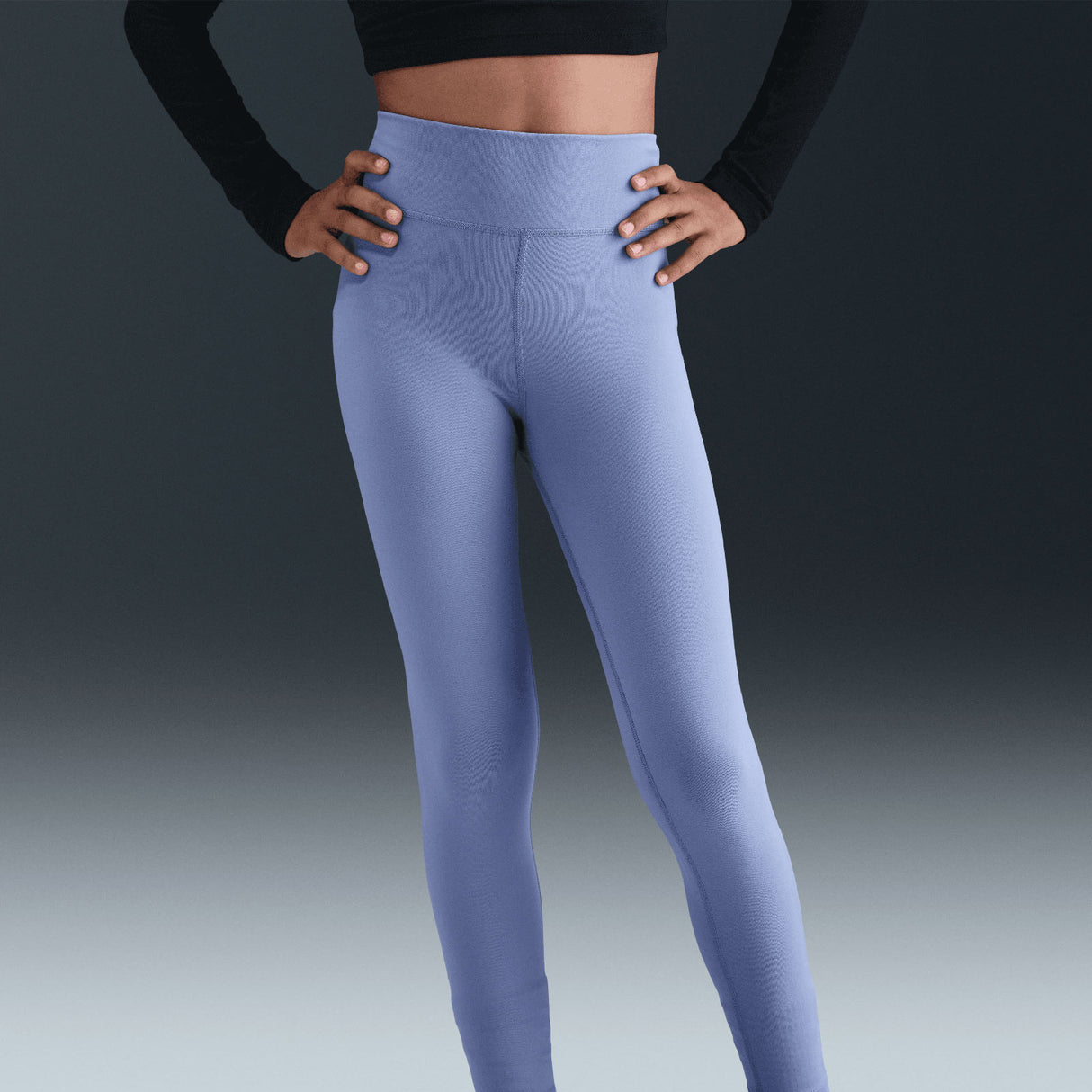 Nike Girls DF ONE TIGHT AOP Blue