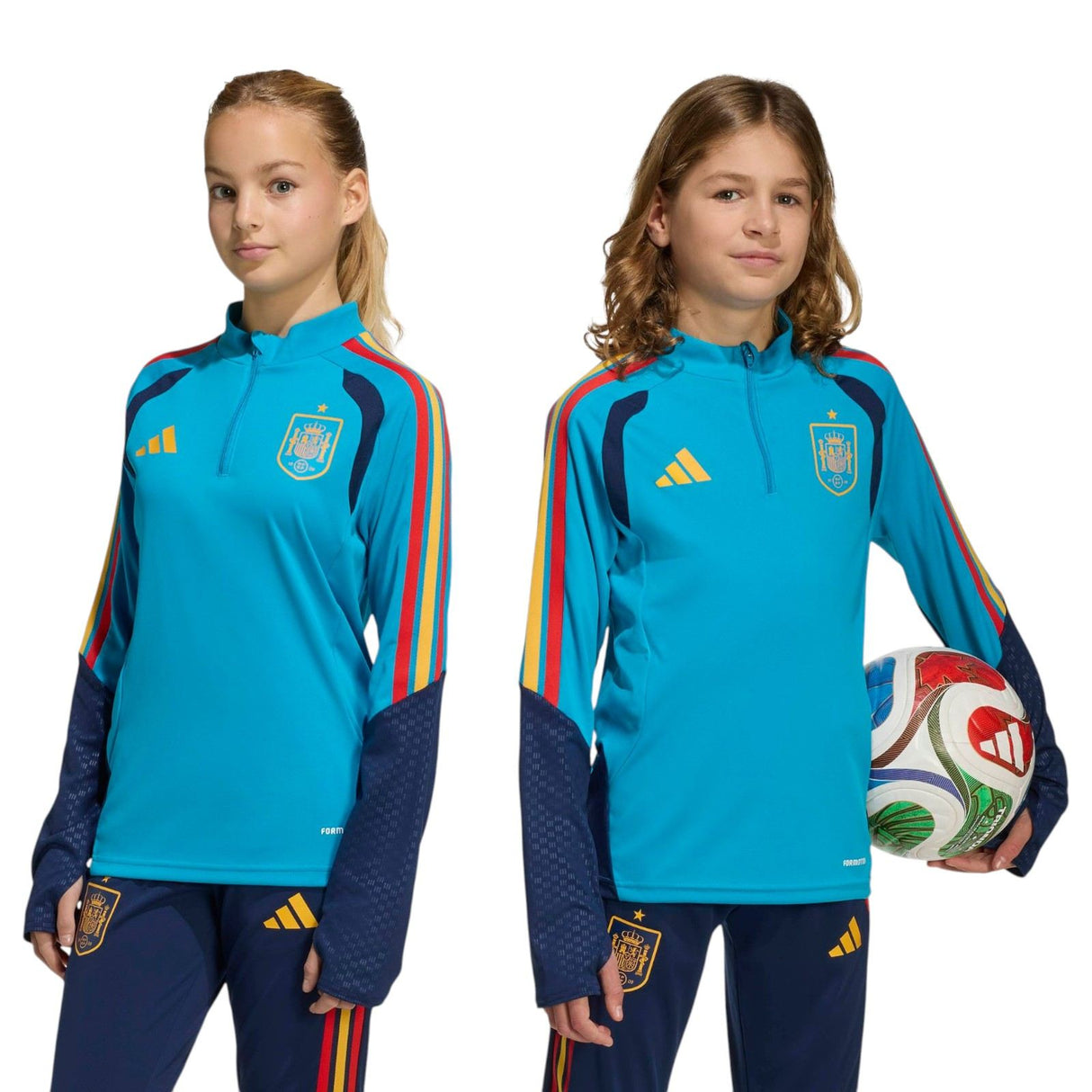 adidas Spain Football World Cup 2026 Kids Half-Zip Training Top