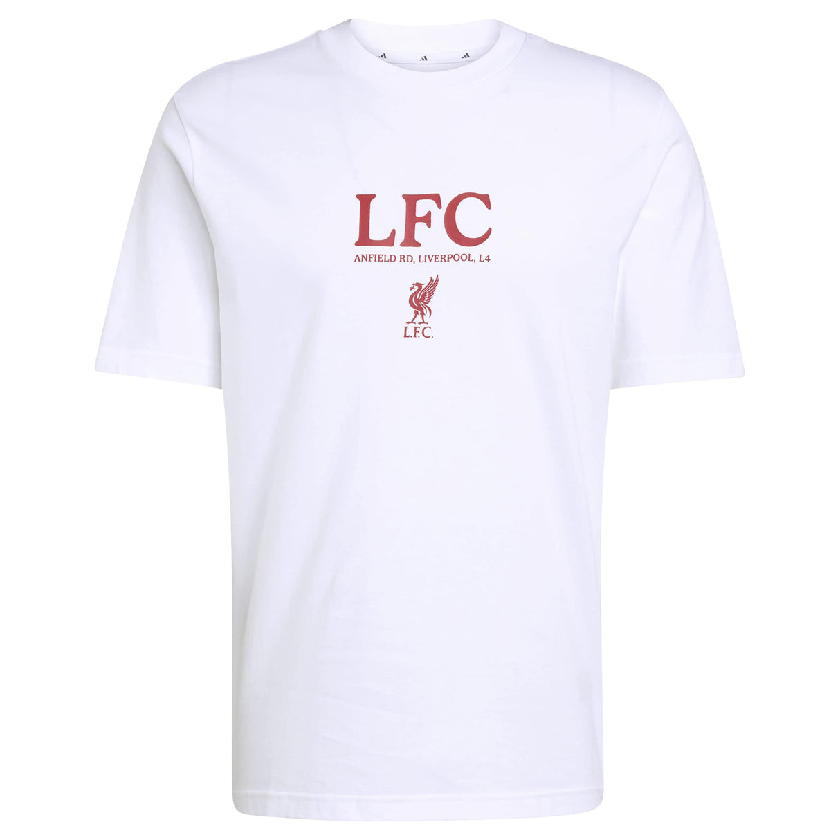 adidas LFC 25 Graphic Tee Black White