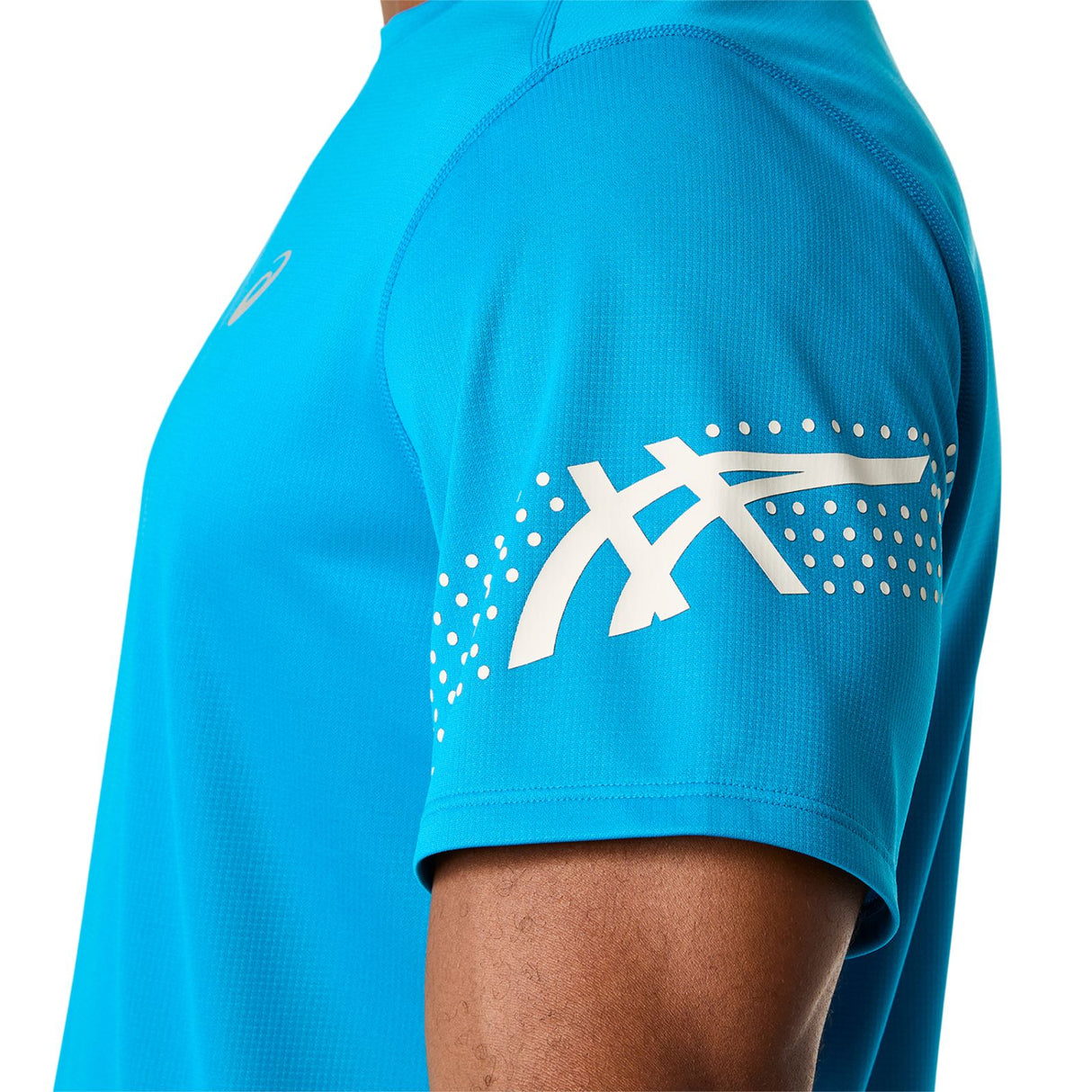 ASICS MENS ICON SS TOP BLUE