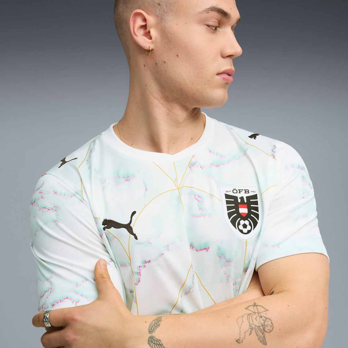 Puma Austria Football World Cup 2026 Mens Away Jersey