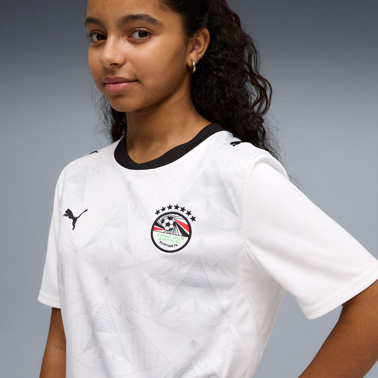 PUMA EGYPT WC26 KIDS AWAY JERSEY WHITE