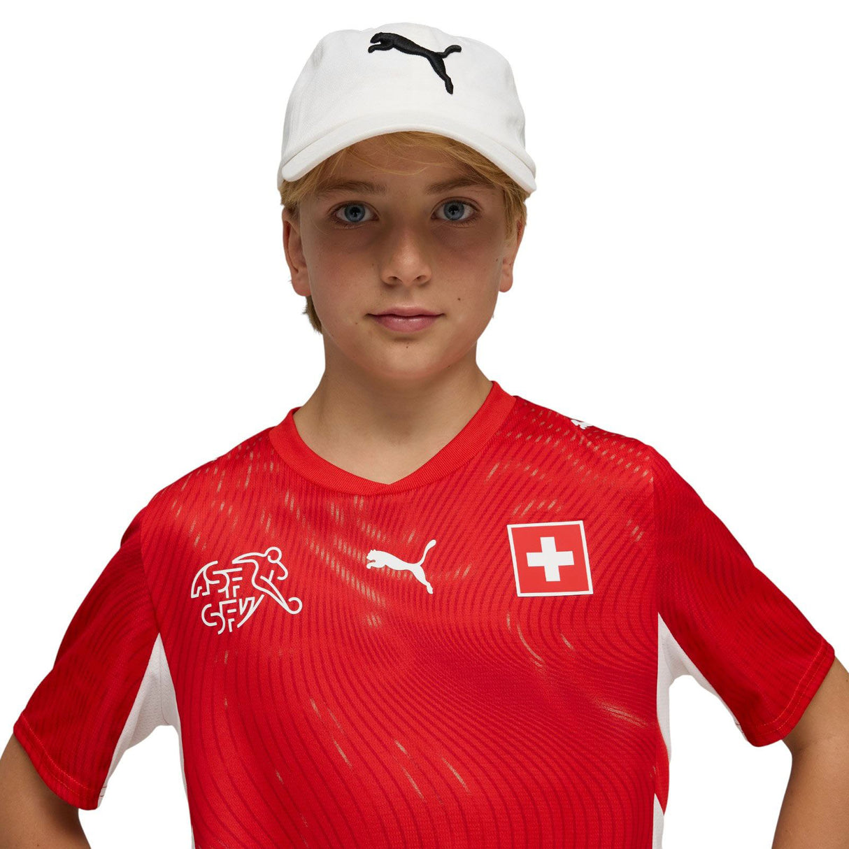 PUMA SWITZERLAND WC26 KID HOME JERSEY RD