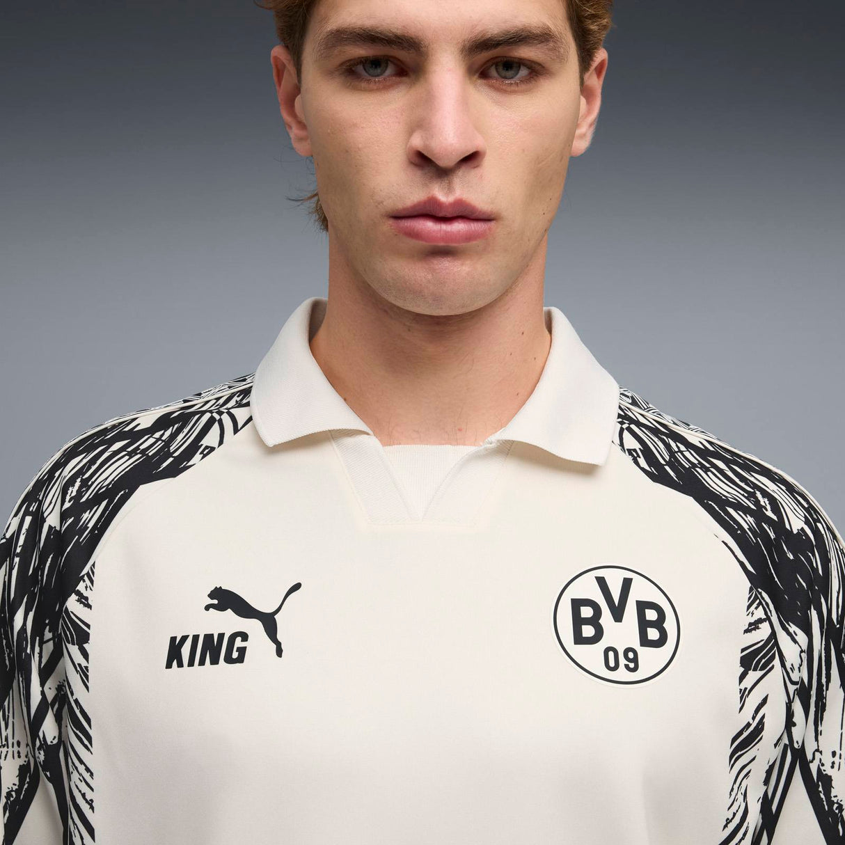 Puma BVB Football King Retro 2025/26 Mens SS Jersey