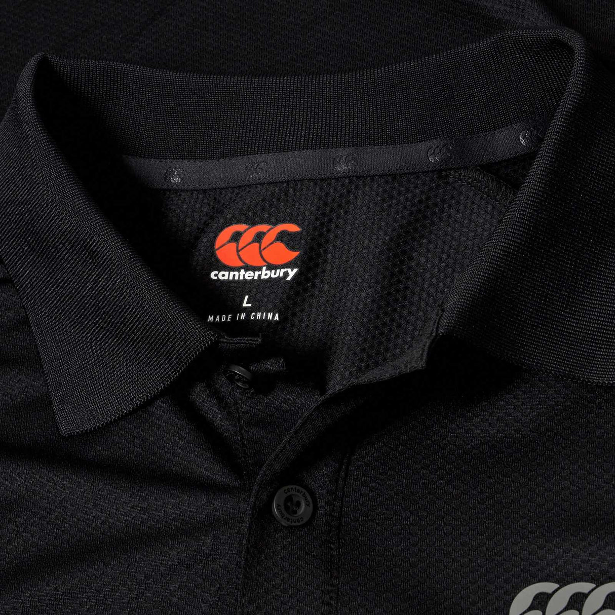 Canterbury Mens TEMPO POLO SHIRT Black