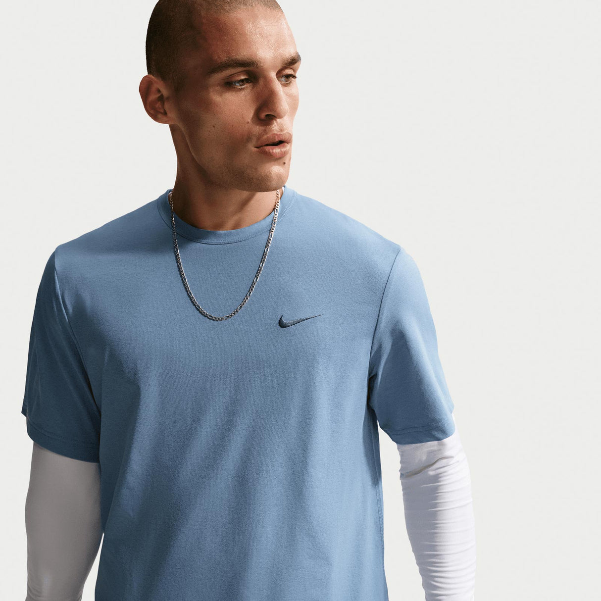 Nike M NK DF HYVERSE GFX SS TOP Blue