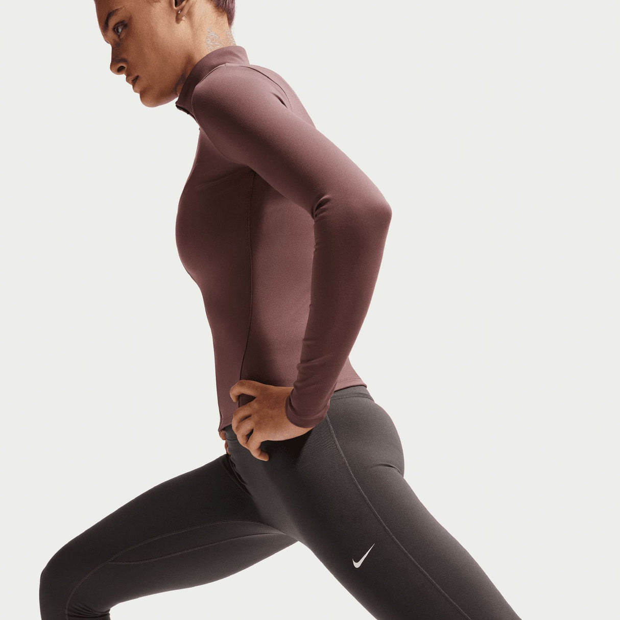 Nike W NK DF ONE HR TIGHT USEAM Grey