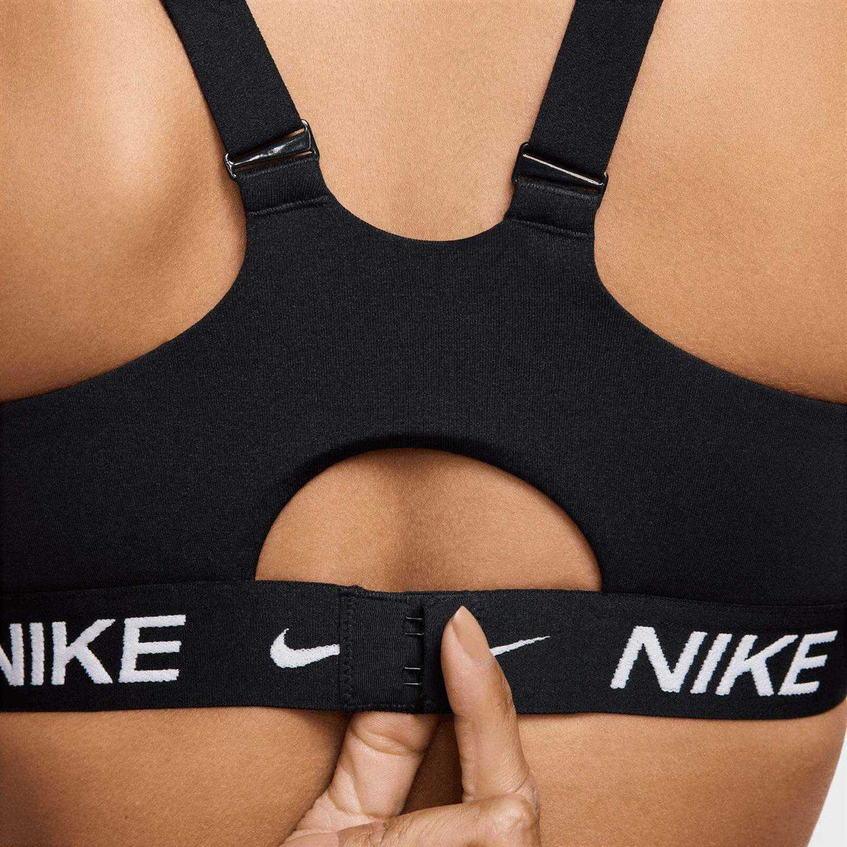 Nike W NK DF INDY HGH SPT BRA Black