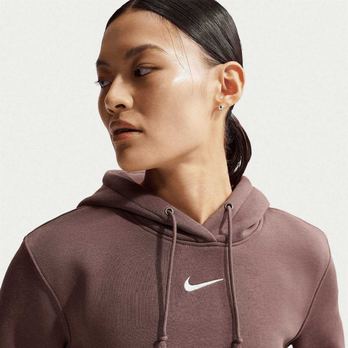 Nike W NSW PHNX FLC STD PO HOODIE Maroon