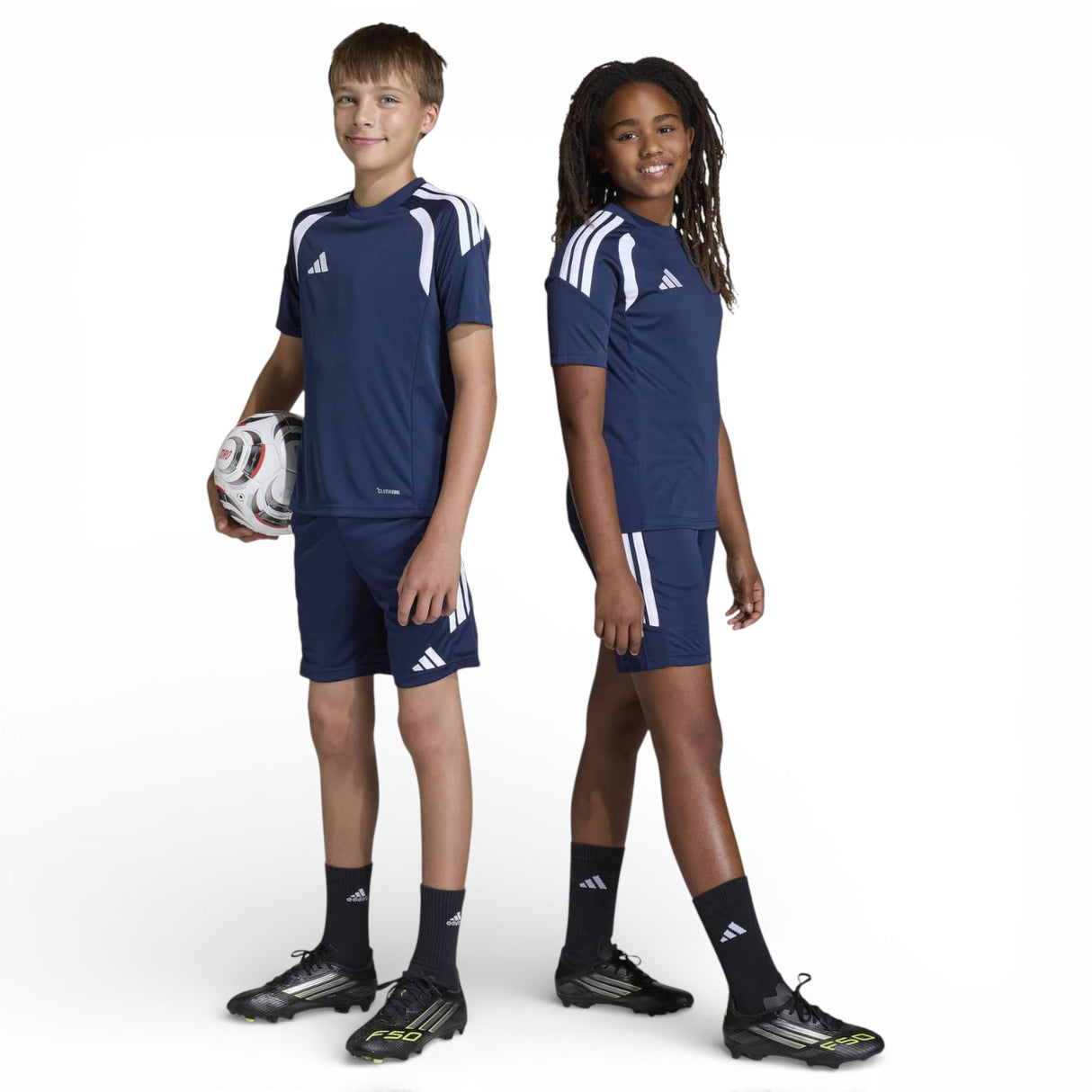 adidas Boys Tiro 26 Shorts Navy