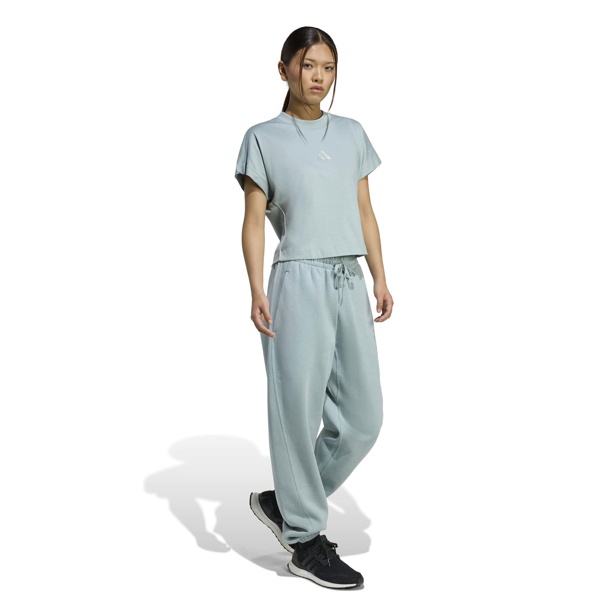 adidas Womens 3S OH Fle Pants Black