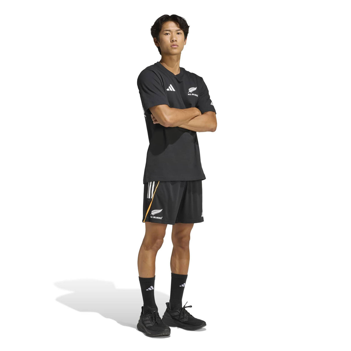 adidas All Black Mens 26 Marvel Tee Blk