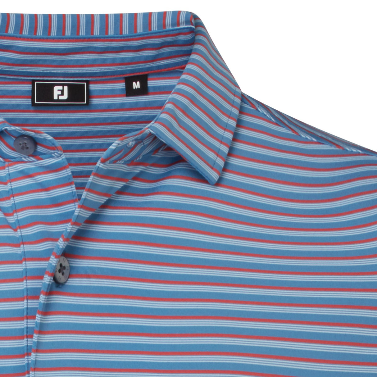 Footjoy Mens Shadow Stripe Lisle Blue