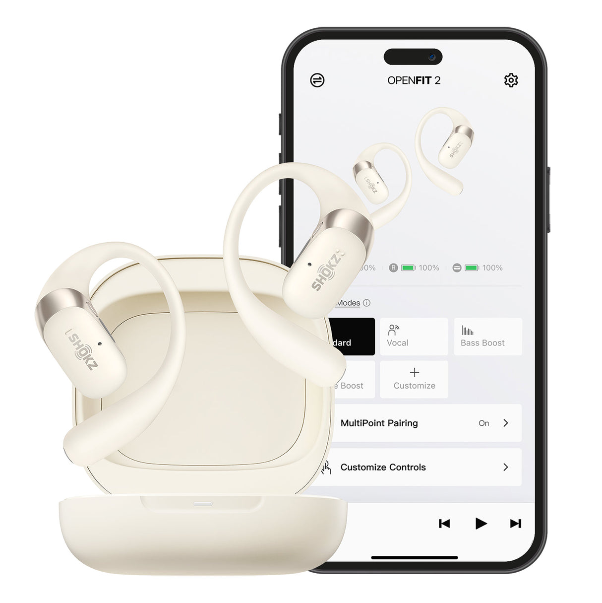 SHOKZ OpenFit 2 Beige