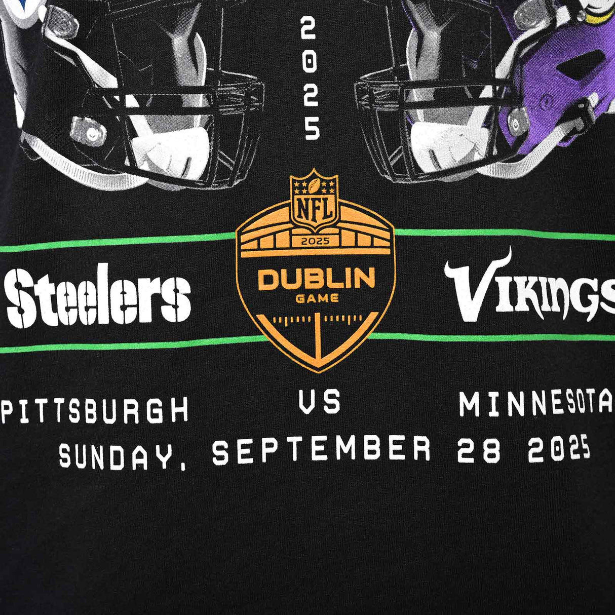 Nike Dublin Steelers X Vikings Short Sleeve T-Shirt