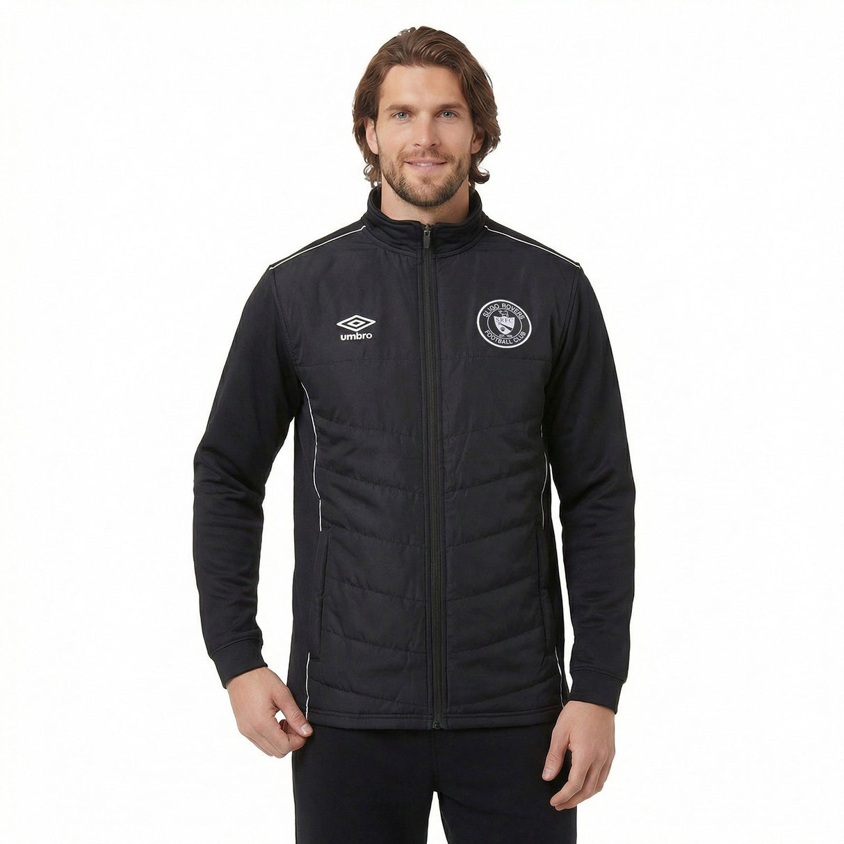 Umbro Sligo Rovers Football 2026 Mens Full-Zip Hybrid Jacket