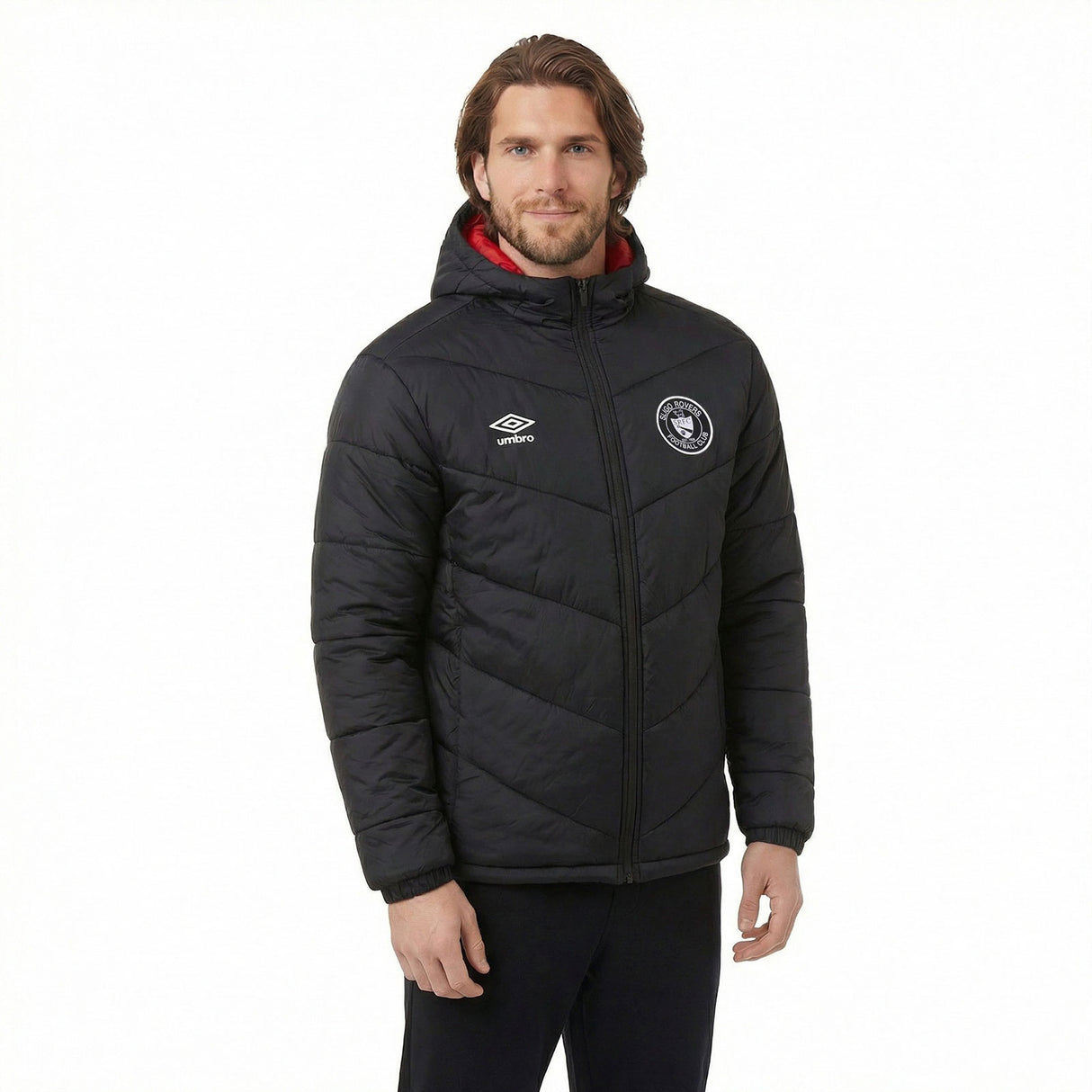 Umbro Sligo Rovers Football 2026 Mens Full-Zip Padded Jacket