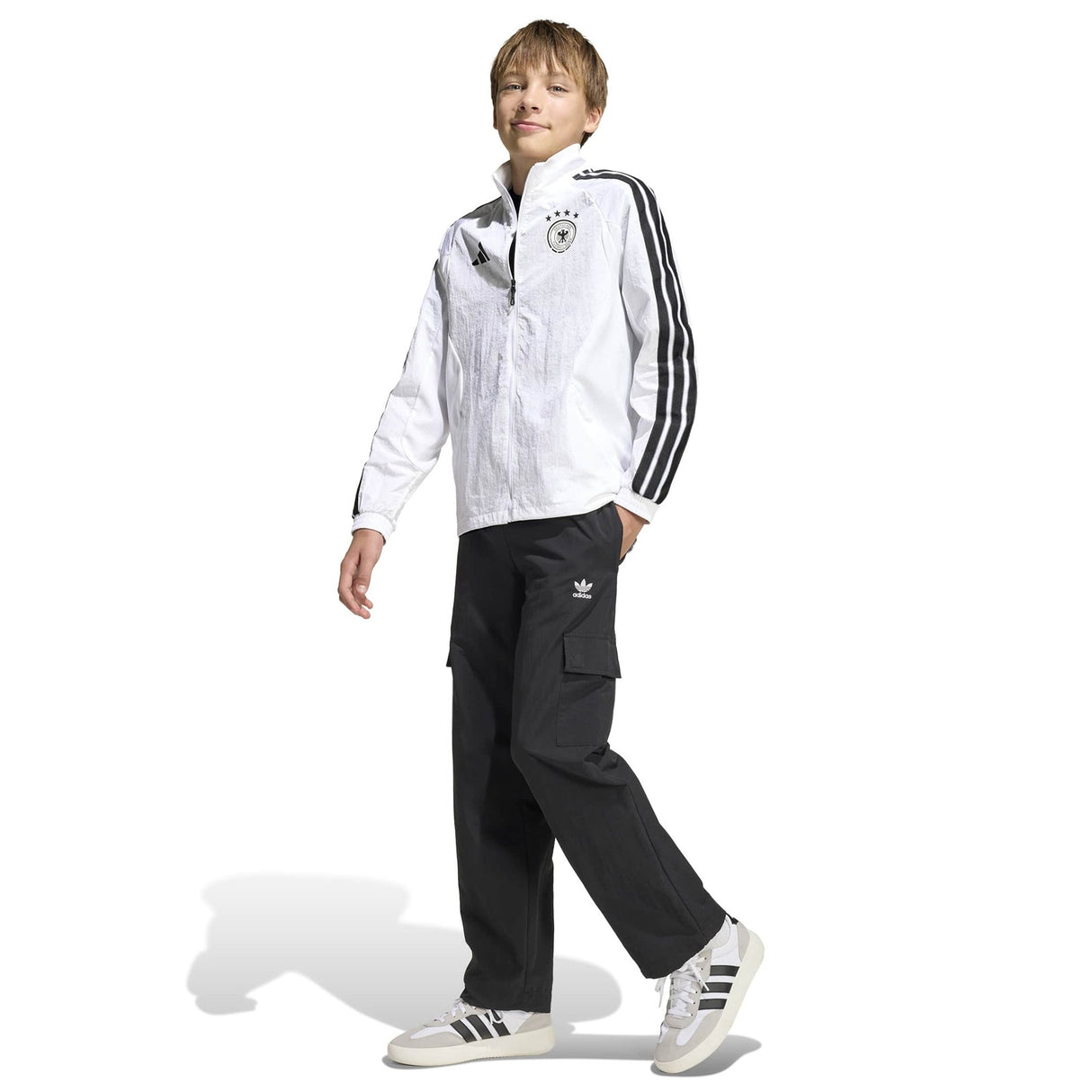 adidas Germany WC26 Kid H PM Jacket Wht
