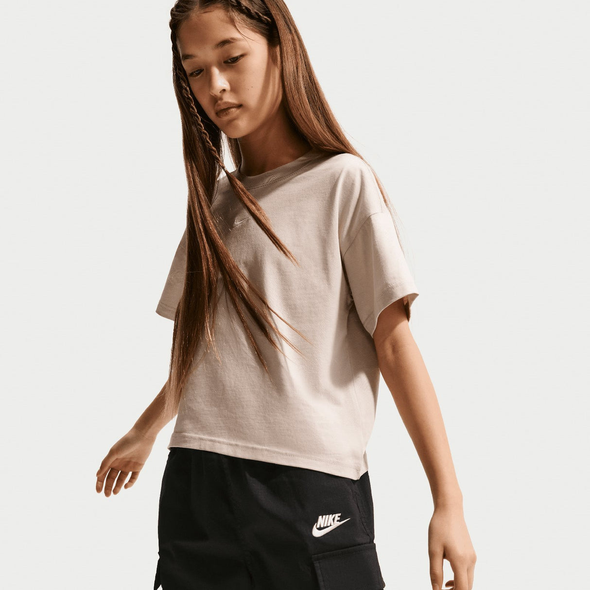 Nike Boys NSW CLUB WVN CRGO SHORT Black