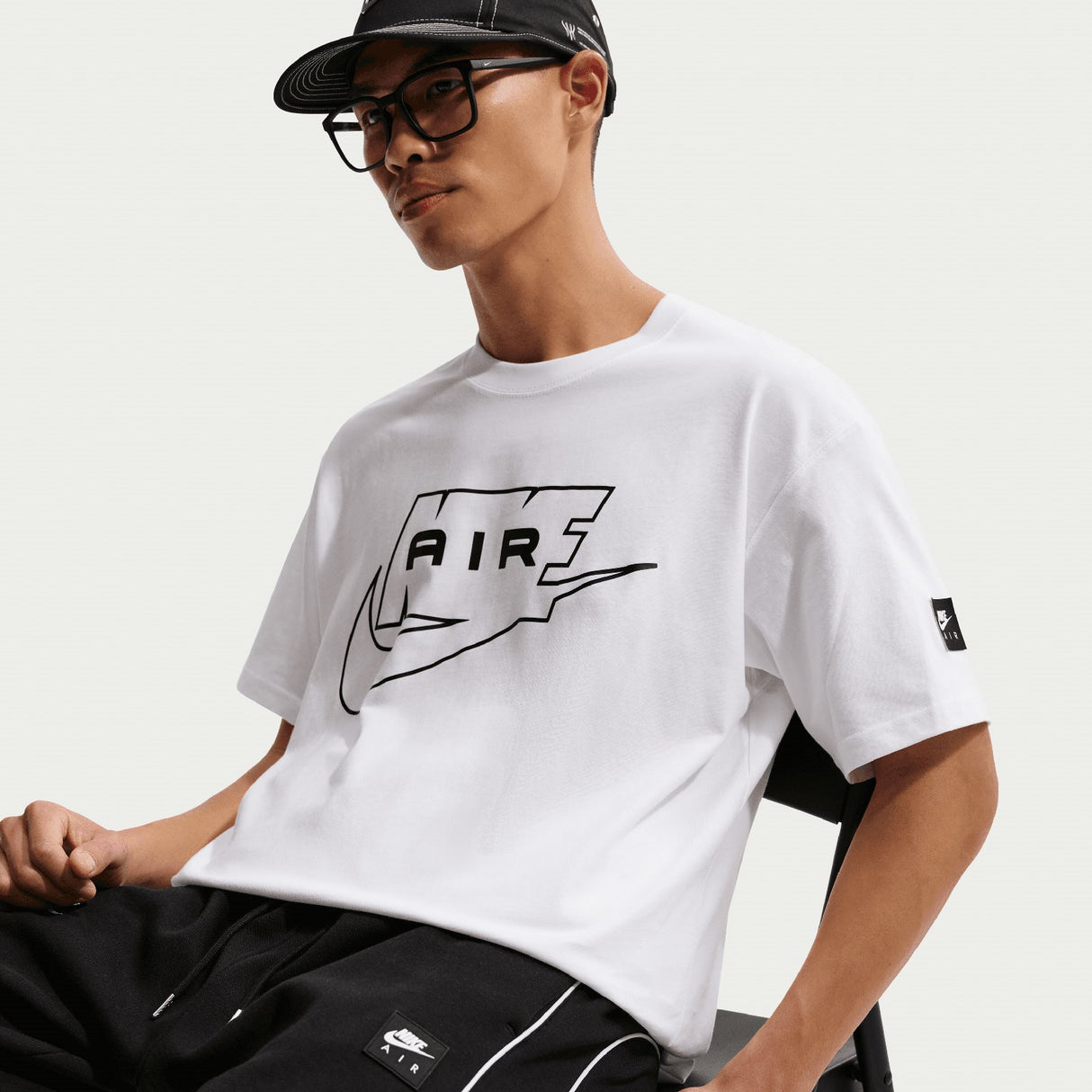 Nike Mens NSW TEE LSE NIKE AIR White