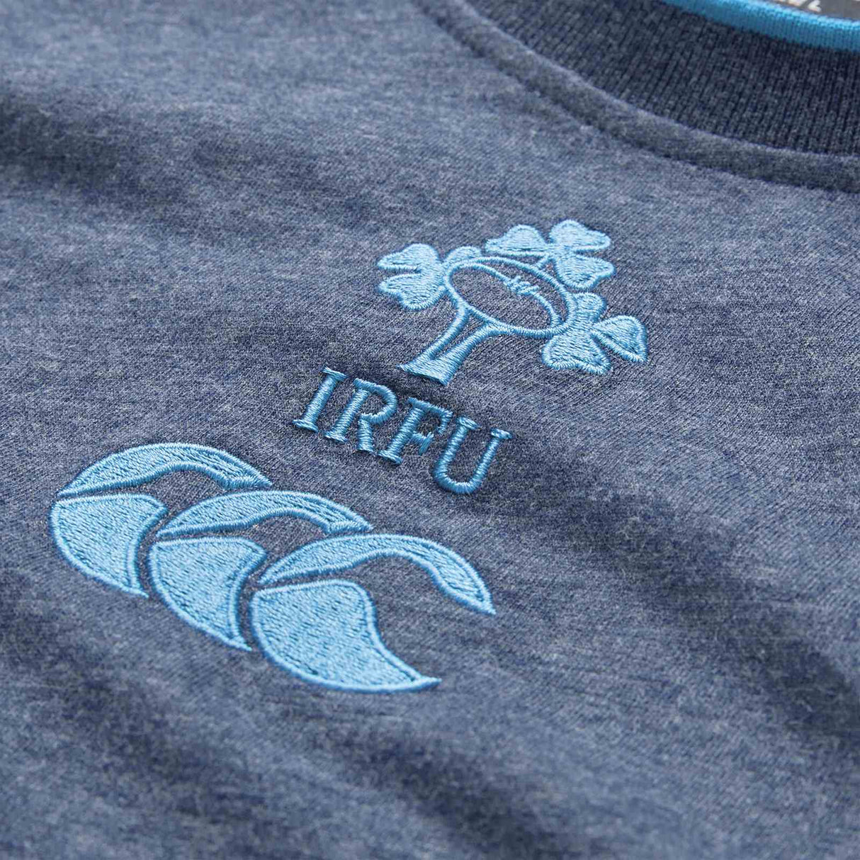 Canterbury IRFU Team Ctn Tee Vintage Blu