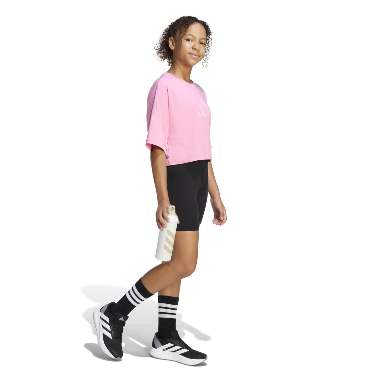 adidas Jr Girl Sports Inspired Short Blk