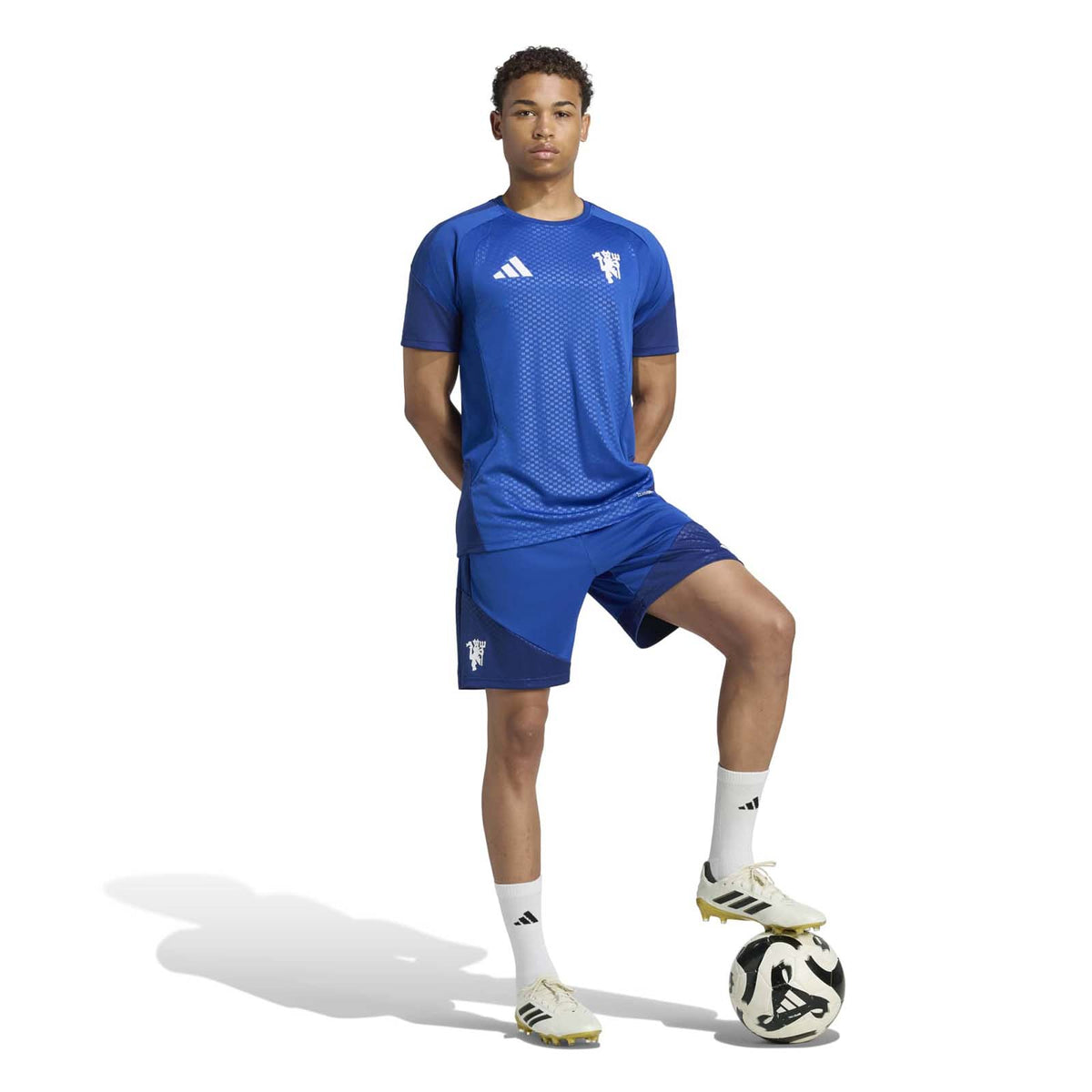 adidas MUFC 26 EU Training Jersey Blue