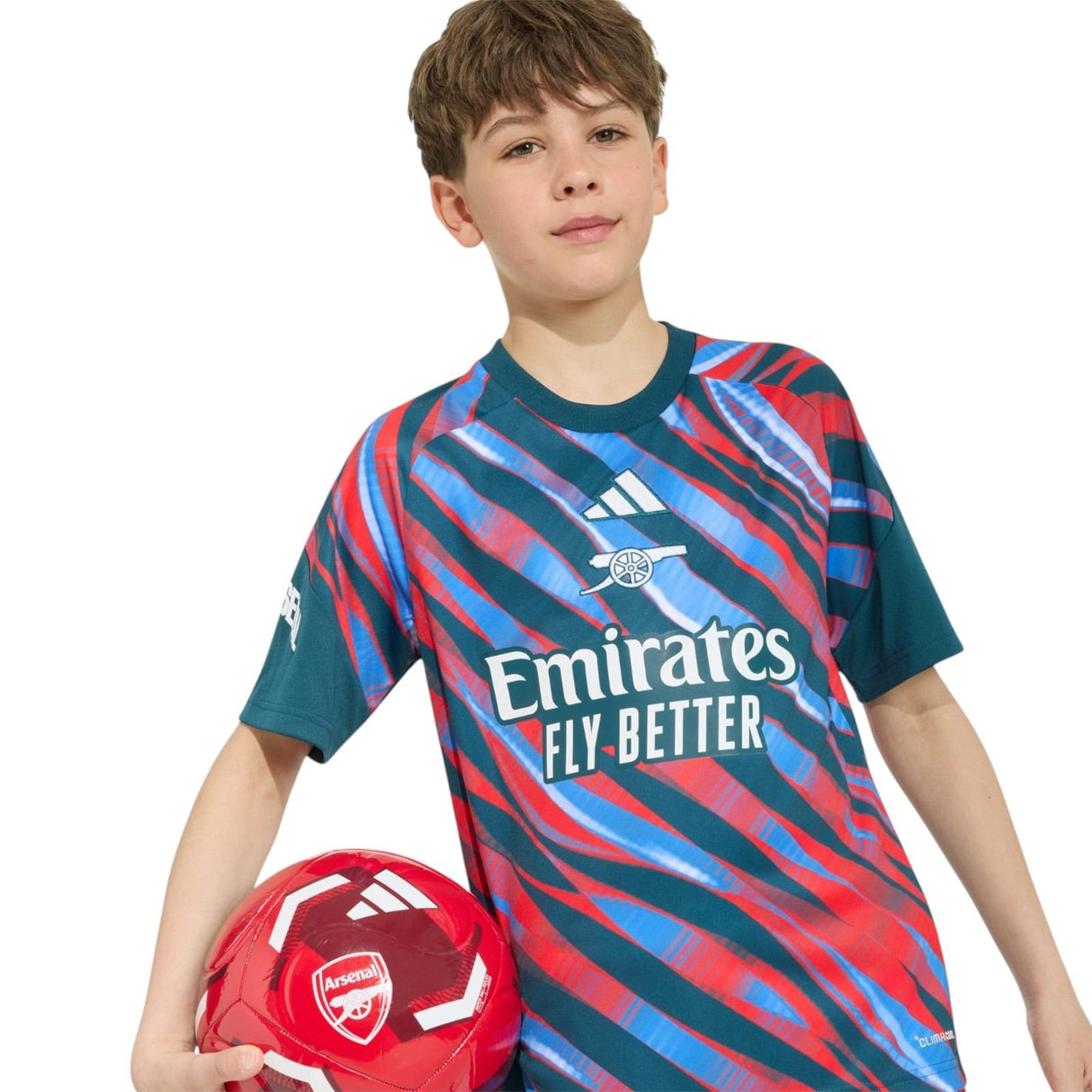 adidas Arsenal Football 2026/27 Kids Pre-Match Jersey