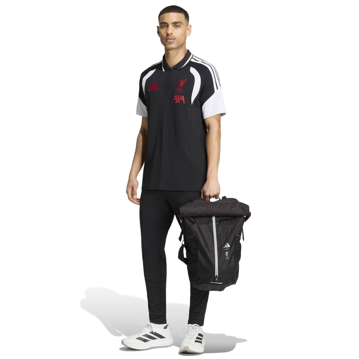 adidas LFC 26 Polo Shirt Black